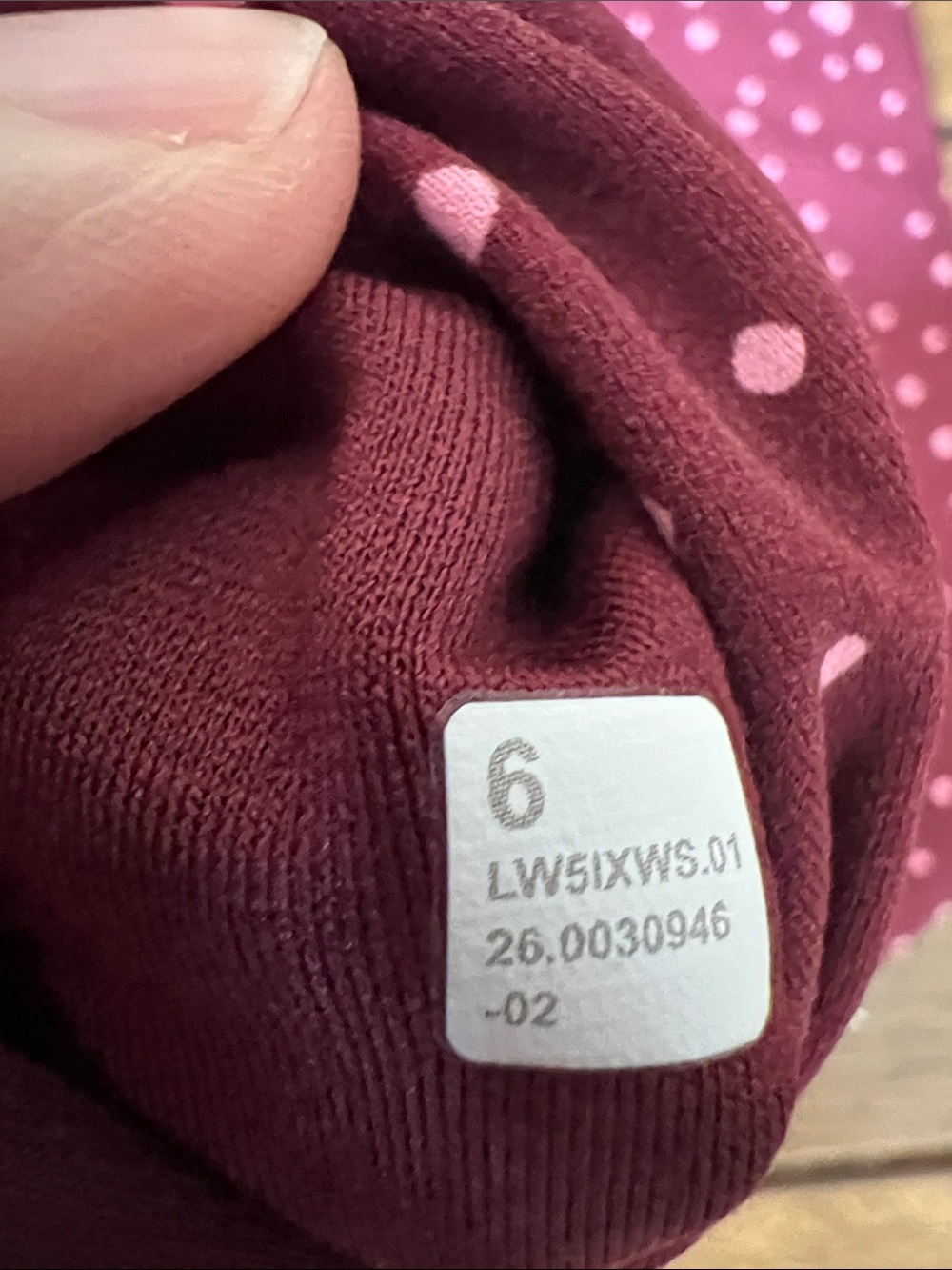 Lululemon Scattered Heart Burgundy Bay Align No Line HR Leggings Size 6 NWT - Picture 4 of 6
